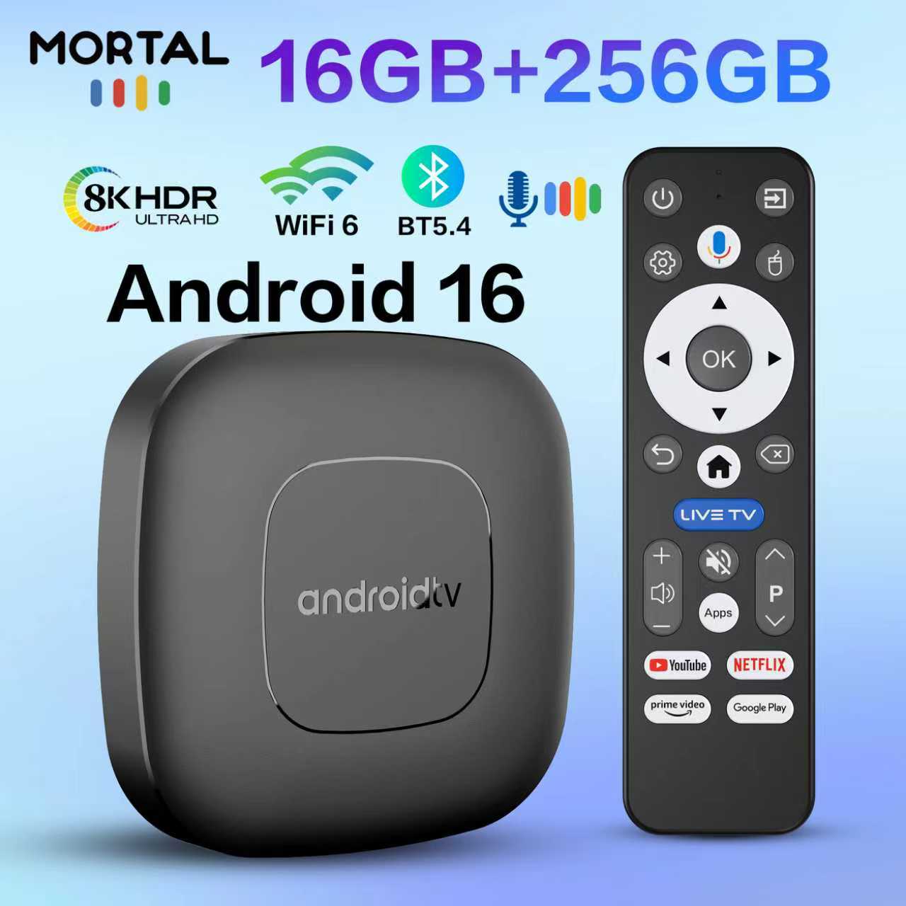 TV Box Android 16 Google Assis - огляд і ціна Ddr3 8Gb