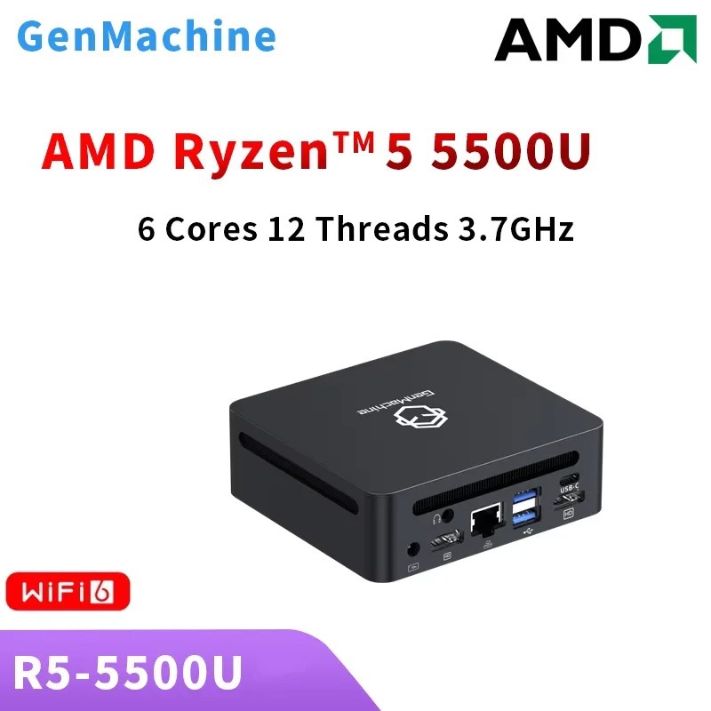 GenMachine Mini PC Ren5000 550 - огляд і ціна Ddr4 3200Mhz