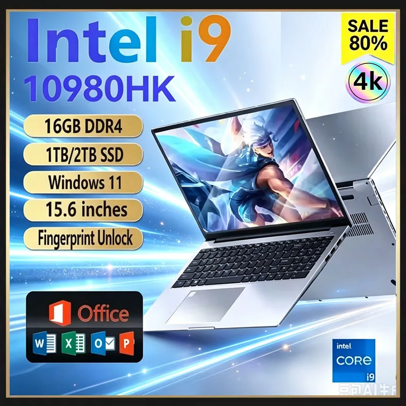 15.6inch Potrable Laptop Intel - огляд і ціна Ddr4 16Gb